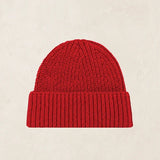 Knit Beanie - Red