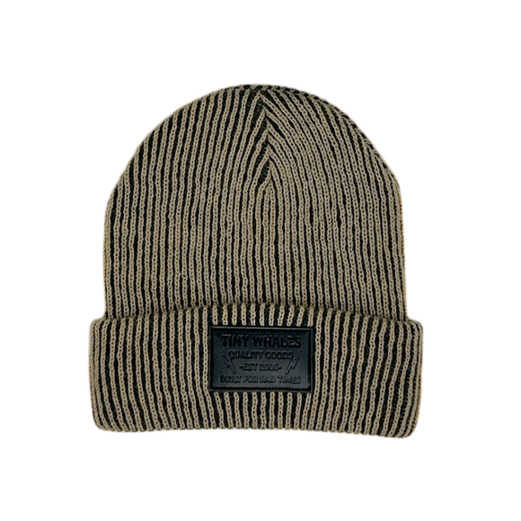 Woodsman Beanie - Sand/Black