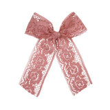 Lace Bow - Rose Sash Clip - Sash Clip