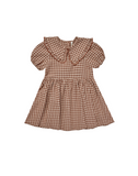 Camille Dress - Brown Gingham