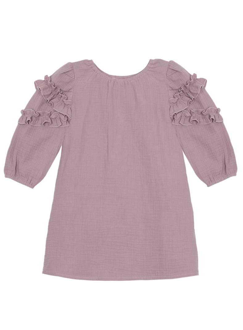 Lavender Dew Gauze Dress Hooray Children's Shoppe