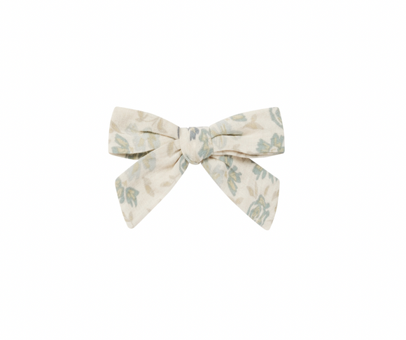 Girl Bow - Blue Floral