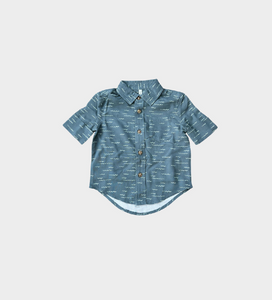 Boys Button-Up Shirt - Waves