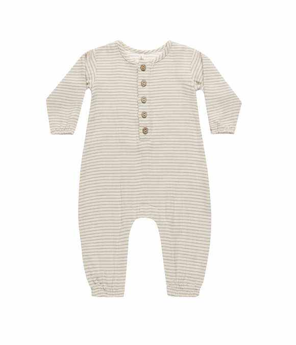 Woven Jumpsuit - Basil Stripe