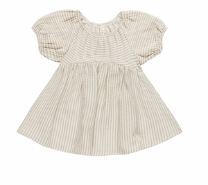 Bella Dress - Basil Stripe