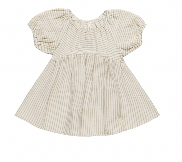 Bella Dress - Basil Stripe