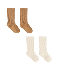 Socks Set - Natural, Golden