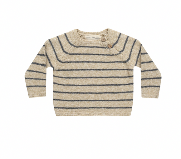 Ace Knit Sweater - Indigo Stripe