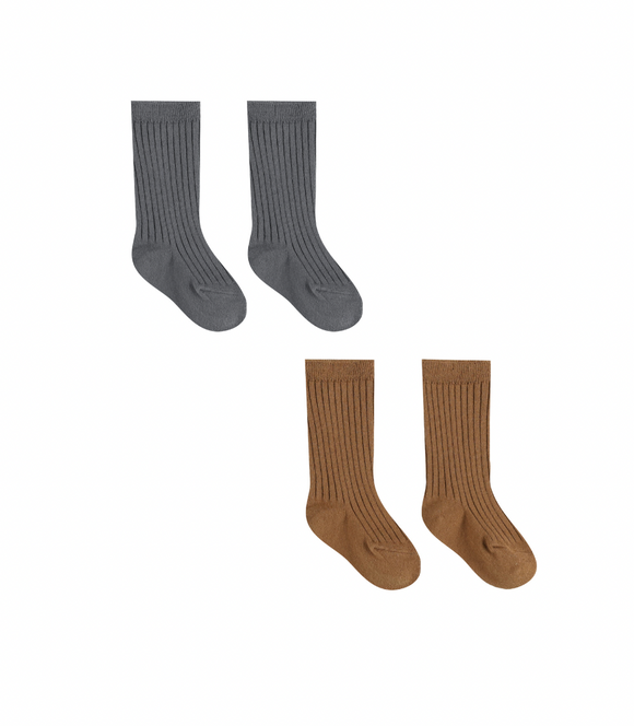 Socks Set - Indigo, Cinnamon