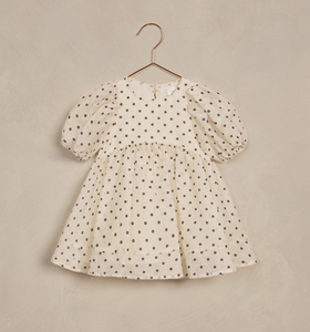 Luna Dress - Flocked Daisy