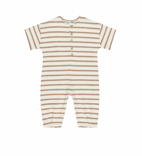 Hayes Jumpsuit - Saddle Stripe