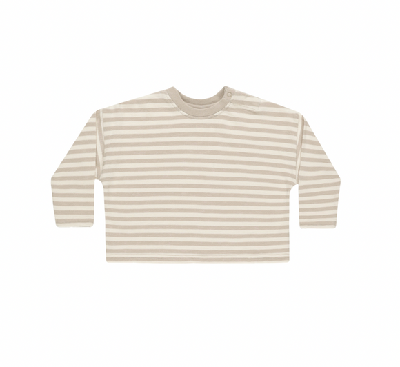 Camden Long Sleeve Tee - Pebble Stripe