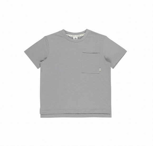 Cove Essential Pocket Tee - Dusty Blue