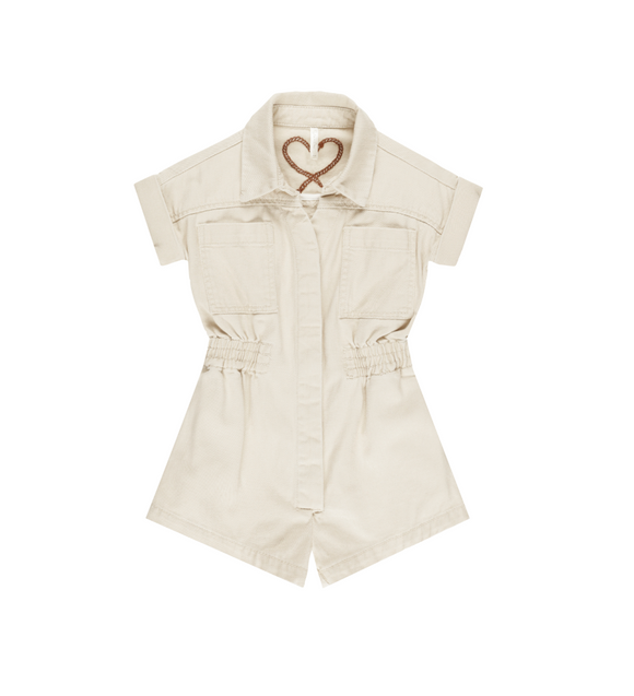 Utility Romper - Natural