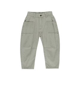 Barrel Pant - Washed Laurel