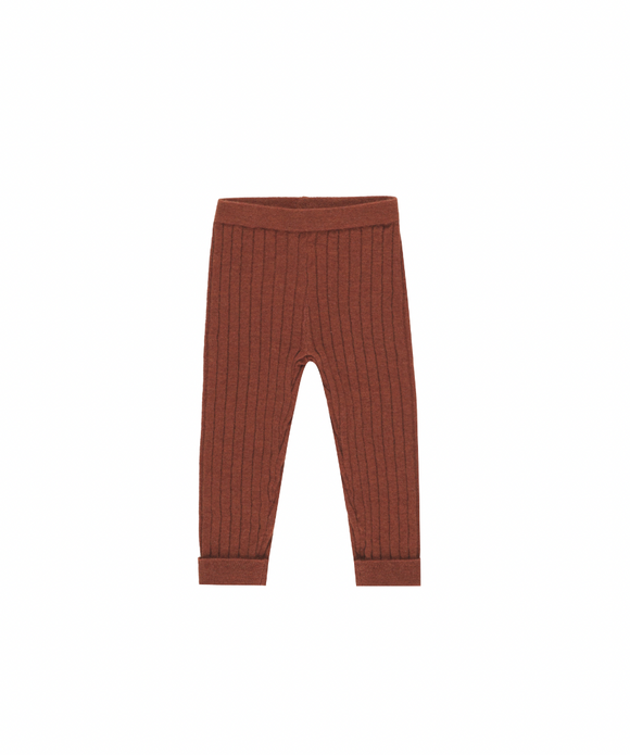 Cuffed Legging - Brick