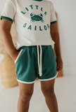 Retro Shorts - Sea Pine, Baby