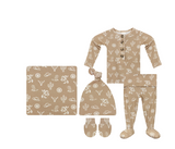 Newborn Top + Bottoms Bundle - Hat, Various Styles