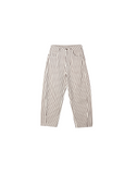 Barrel Pant - Burgundy Stripe