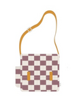 Carrie Convertible Changing Bag & Mat - Plum Check