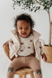 Baby Puffer Vest - Almond