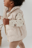 Baby Puffer Vest - Almond