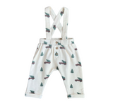 Christmas Truck Suspender Overalls