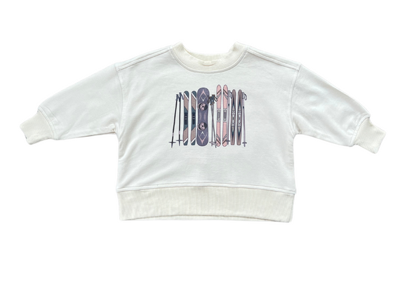 Boxy Sweatshirt - Snowboards