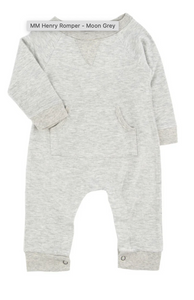 Henry Romper - Moon Grey