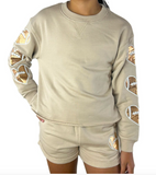 Football Heart Applique Shorts
