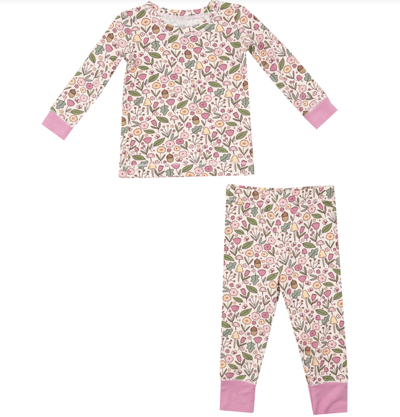 Long Sleeve Loungewear Set - Acorn Floral