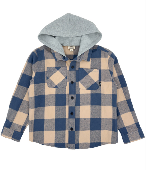 Upland Flannel Shacket - Navy