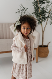 Baby Fur Vest - Cream