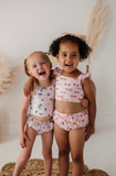 Girls Two-Piece Swim Suit - Retro Shades