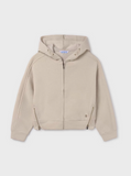 Zip-Up Hoodie with Size-zip Details