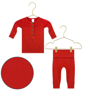 Sterling Ribbed Top + Bottoms - Kids