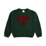 Merry Patch Christmas Knit Sweater - Boys