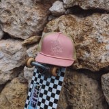 Let's Go Girls Trucker Hat - Rose