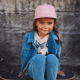 Let's Go Girls Trucker Hat - Rose