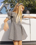 Padded Headband - Black Check