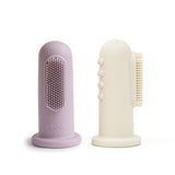 Finger Toothbrush - Soft Lilac/Ivory