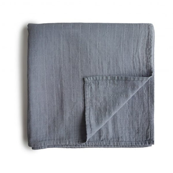 Muslin Swaddle Blanket, Organic Cotton - Lots of Colors!