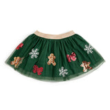 Gingerbread Joy Sequin Christmas Tutu