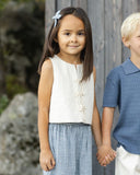 Bows, Set of 2 - Marine Gingham