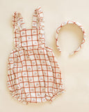 Padded Headband - Cherry Check