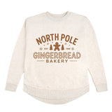 North Pole Gingerbread Christmas Women's Sweatshirt