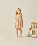 Collared Babydoll Dress - Cherry Check, Girls