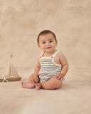 Ashton Knit Romper - Marine Stripe