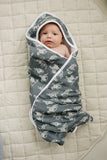 Wild West Muslin Hooded Towel