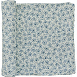 Blue Blossom Muslin Swaddle Blanket